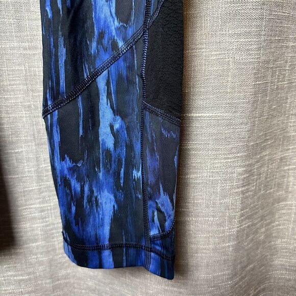 2/$30 Lululemon All Meshed Up 7/8 Leggings Size 4 Painted Animal Sprinkler Yoga - Picture 5 of 15
